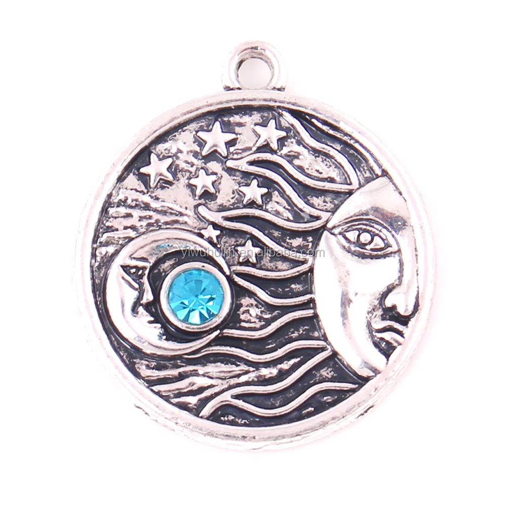 Huilin Wholesale Astrology Universe Jewelry Pendant Colorful Crystal Coin Pendant Sun Moon Stars Celestial Pendants For Gift Buy Astrology Universe Jewelry Pendant Colorful Crystal Coin Pendant Sun Moon Stars Celestial Pendant Product On