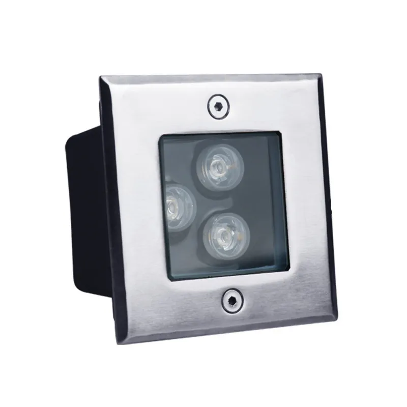 CE RoHs 3 Вт квадратная ступенчатая лестка декоративная встраиваемые светильники светодиодные Подземные