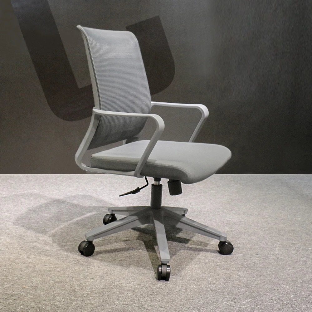 Labels Office and Wheels Secretary with Arms Comfortable White Desk Chair