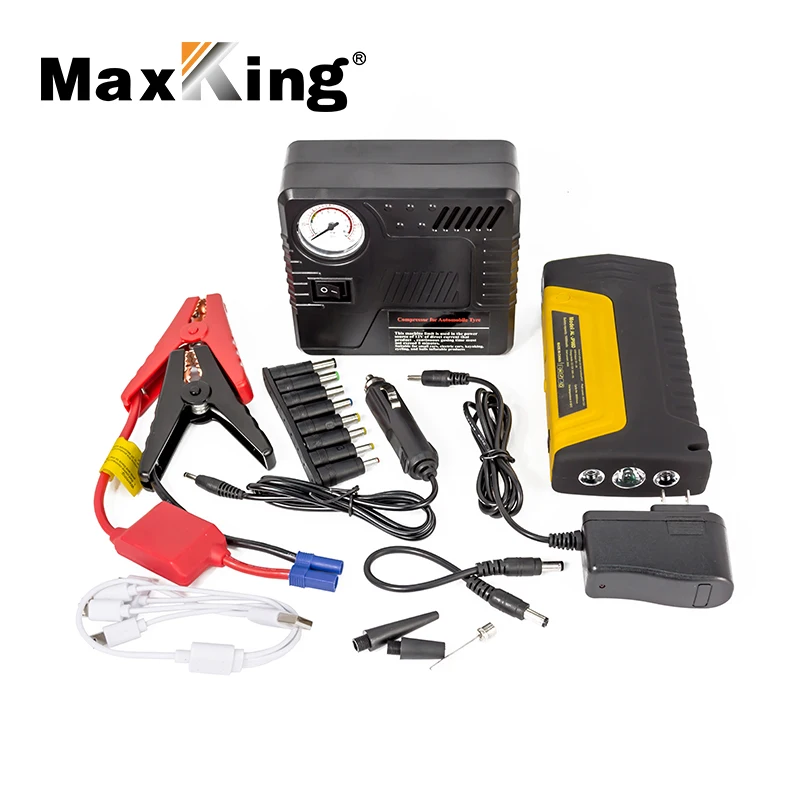 16800mah Emergency Jump Starter Power Pack Handy Jump Starter Asy Start Car Batter Charger Jump with Safety Hammer