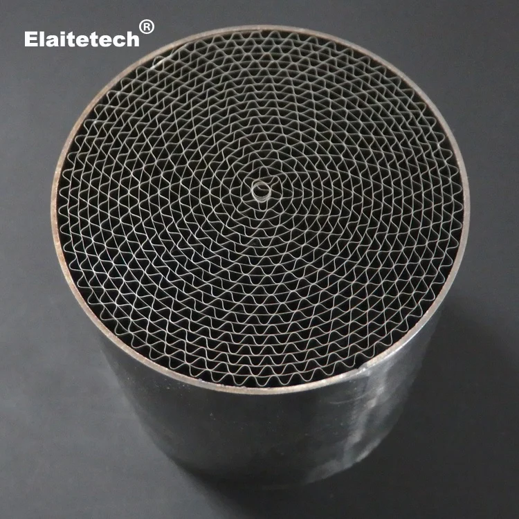 Euro PGM Coated Round Metallic Substrate for Racing Catalytic Converter