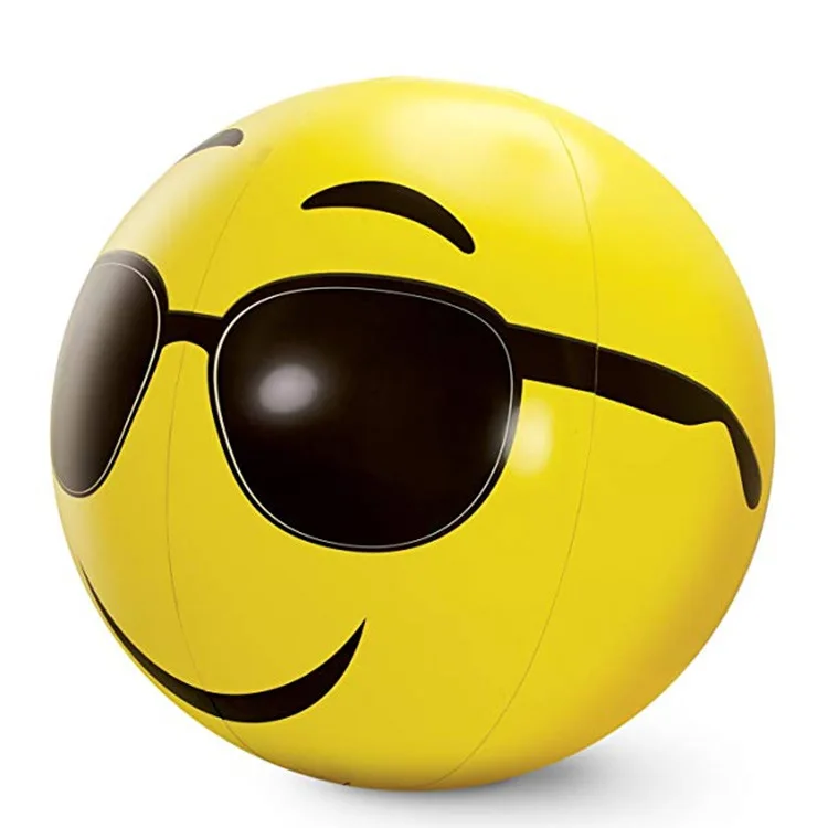 Pvc 24 Inch Custom Inflatable Beach Ball With Logo Printing For Summer