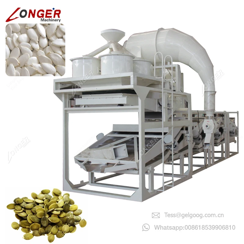 Automatic Watermelon Seeds Peeling Shelling Machine Sunflower Seed Hulling Line