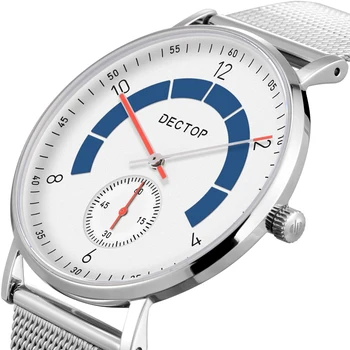 2020 new luminous analog display stainless steel watch ultrathin fashion men wrist watch