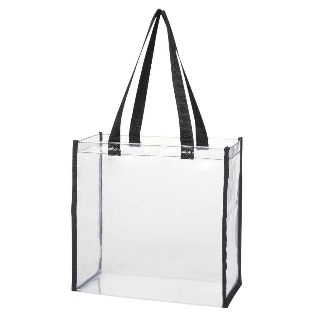 High Quality Accept Custom Shopping Bag clear Pvc Tote Bag