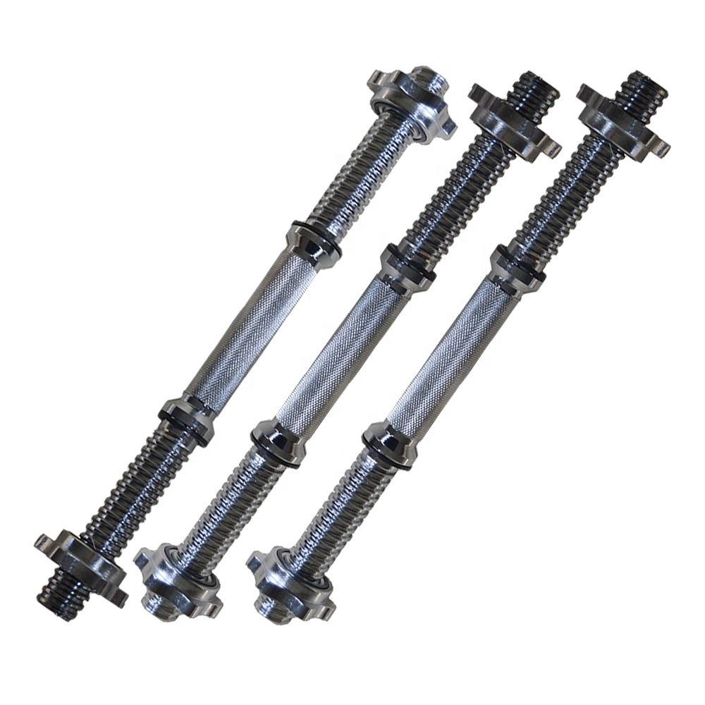 Высокое качество оптовая продажа тренажерный зал резьбовые штанги из пластика/покрытием гантели бар с 2 звезды ошейники для собак