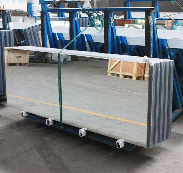 Циндао завод с двойным покрытием ясно и тонированные серебро и алюминий зеркало стекло простыни для украшения здания