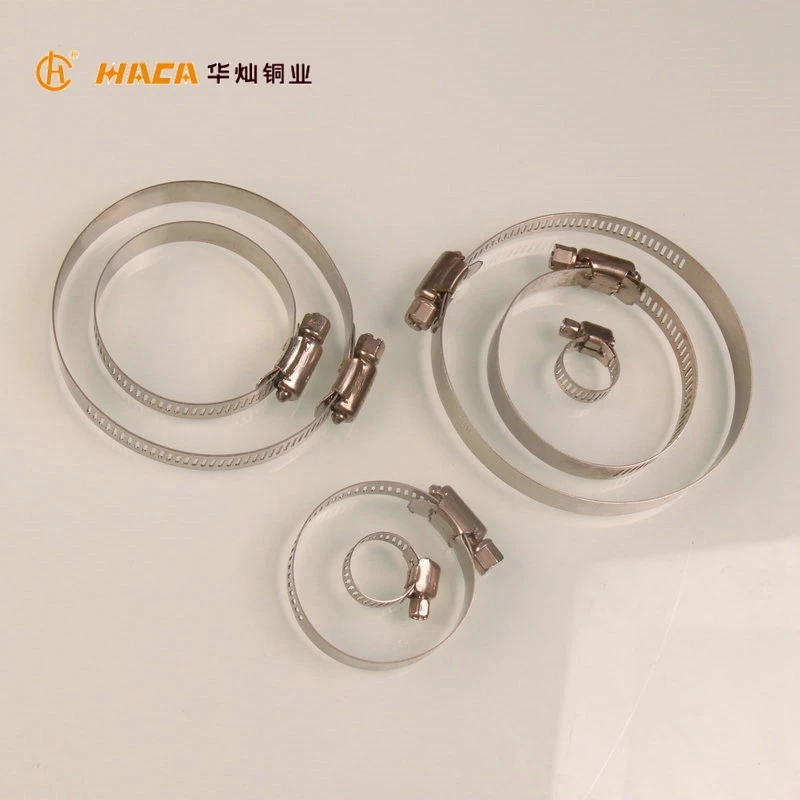 
HUACAN HC1056 Customized Tube or Pipe Fittings Stainless Steel Hose Clamp 