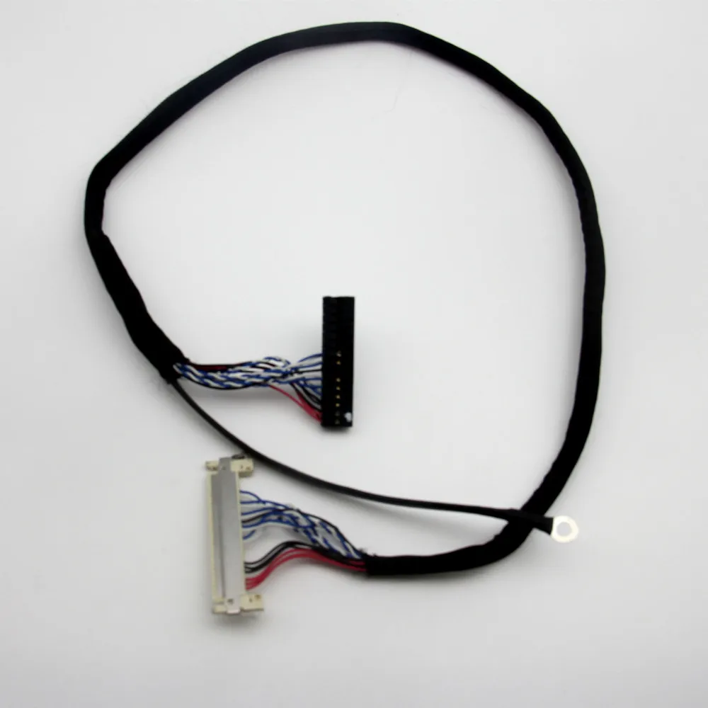 Scondar LED 40 Pin to LCD 30 Pin Converter LVDS Cable Custom Wire Harness Assemblies