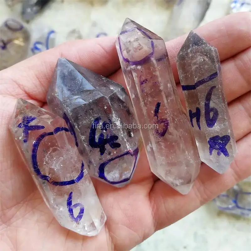 Оптовая продажа, натуральные движущиеся пузырьки воды, гидрокварцевый сырой кристаллический образец минералов