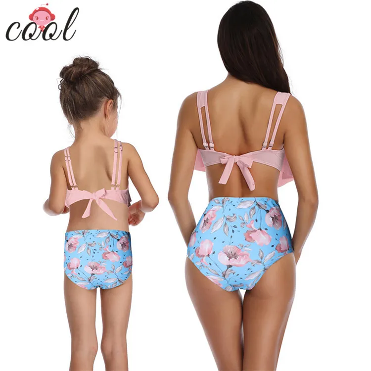 Детский купальник, сексуальное бикини, пляжная одежда, женский купальник большого размера с высокой талией, большие размеры