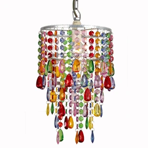 Indoor Colorful Sconce Ceenwe Vintage India Baby Room Acrylic Pendant Lamp