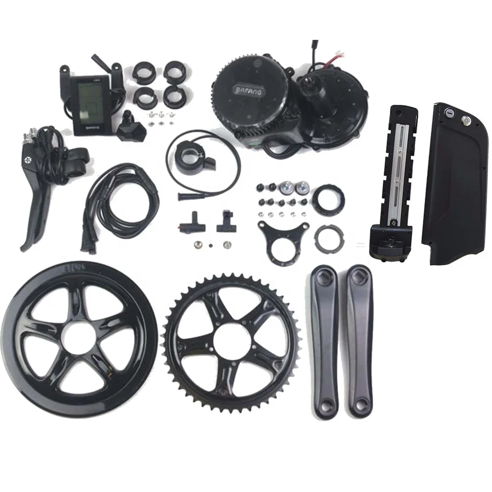 Bafang — kit de motorisation de vélo électrique 36v, 350w, modèle bbs01,  moteur à entraînement central dans le pédalier, avec batterie de 11,6 ah