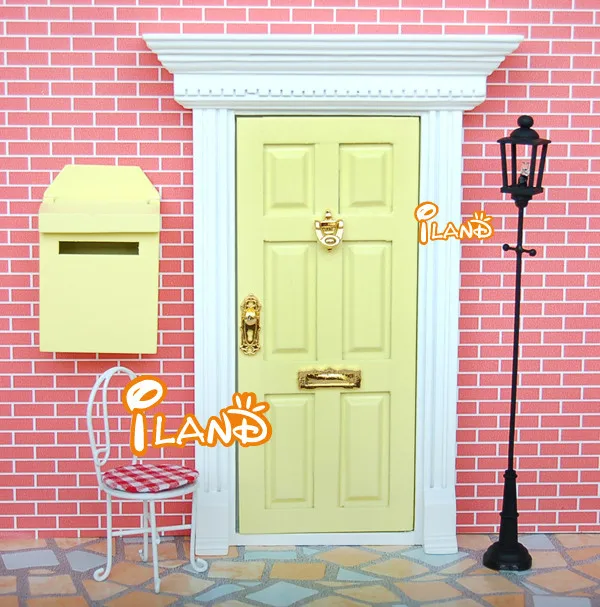 Миниатюры Iland, миниатюрный кукольный домик, миниатюрная коробка для писем, миниатюрный почтовый ящик, Сказочная картина, украшение для сцены OA021H