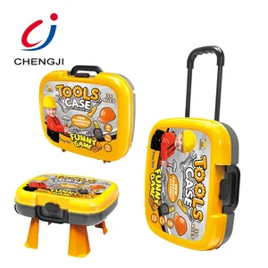 Power Workshop Cool Suitcase Kids Indoor Play Game Plastic Mini Toy Tools