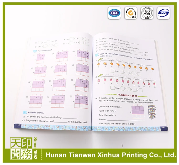 
 Изготовленные на заказ английские истории, печать книг, печать детских книг  