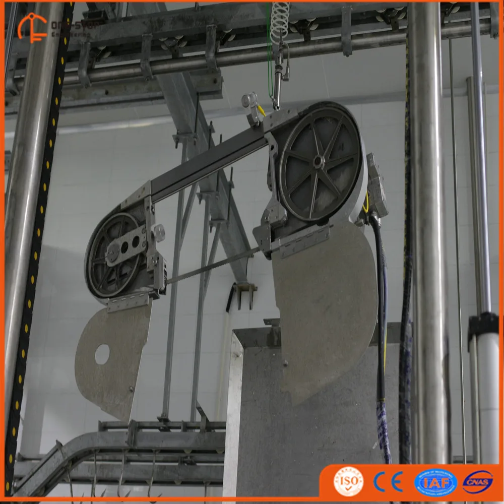 Half carcass band splitting saw cattle beef slaughterhouse equipment