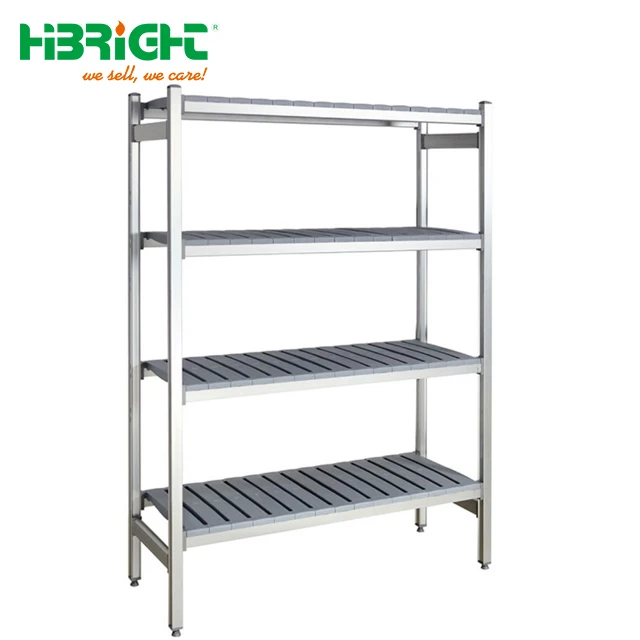 Commercial Kitchen Plastic Steel Cold Room Storage Rack for Restaurant -  China Stainless Steel Kitchen Display Shelves and Stainless Steel Storage Rack  Kitchen Rack Shelf price