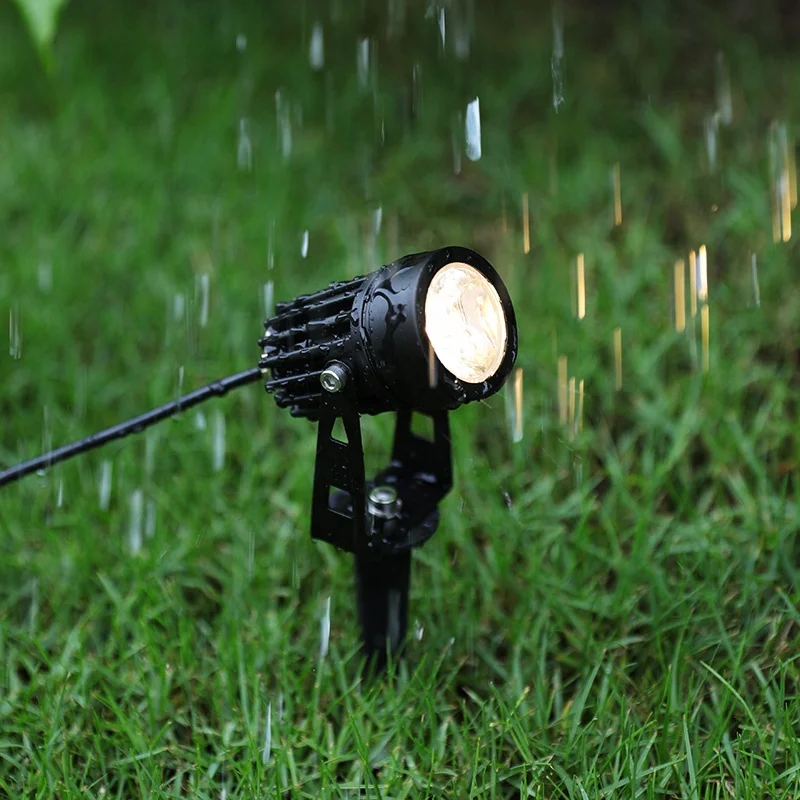 Поставщик Чжуншань алюминиевый водонепроницаемый Светодиодный прожектор IP65 с 6 головками для садовых деревьев наружных