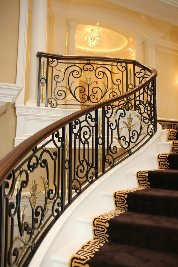 Custom Wrought Iron Stair Railing Designs - Durable & Stylish