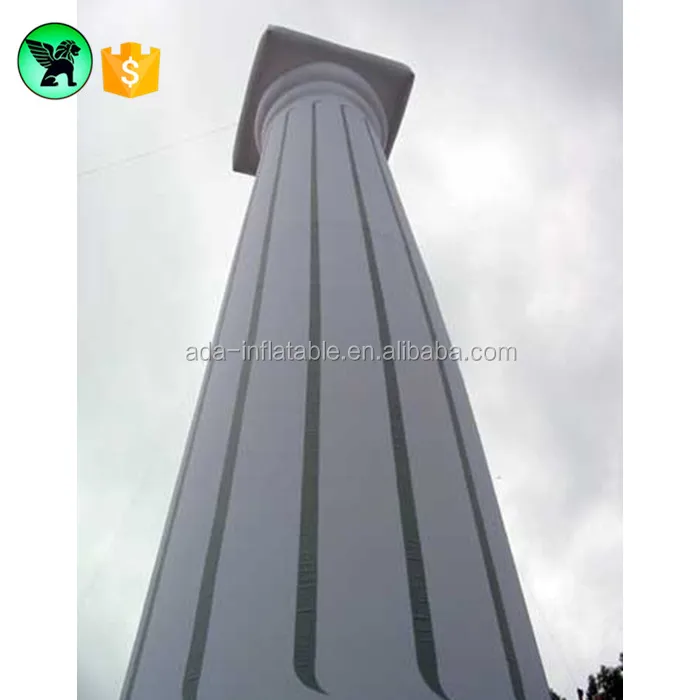 13ft High Event Roman Column Inflatable Decoration Giant 4m High Lighting Column Pillar Inflatable A2277