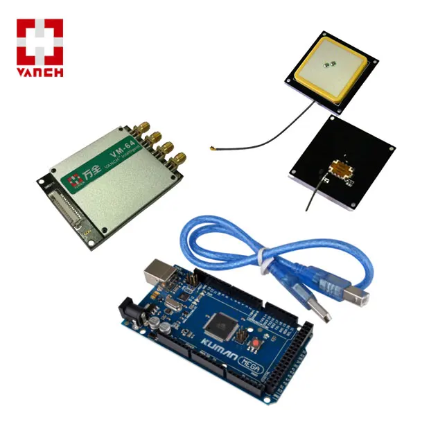 
 2021 большой диапазон Raspberry Pi Impinj R2000 чип Speedway UHF RFID считыватель модуль 4 порта RFID модуль  