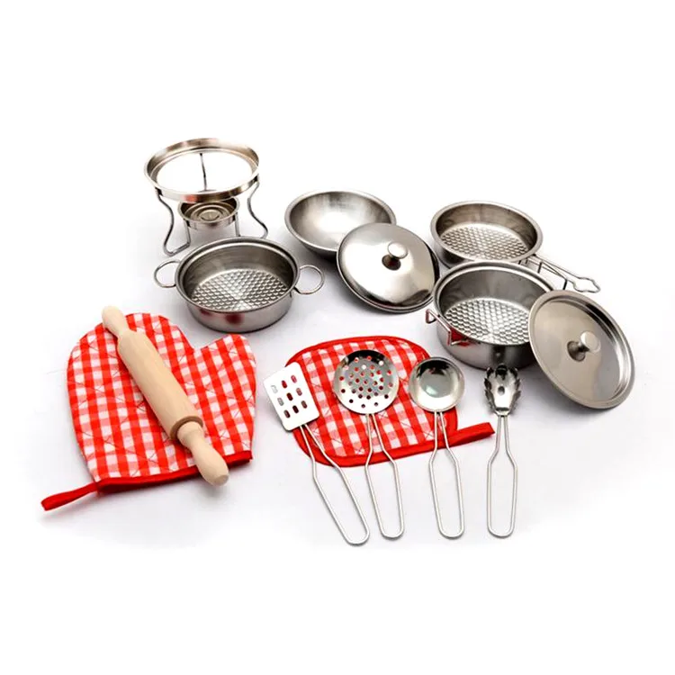 Pretend Play Tableware Stainless Steel Kitchen Set Toy For Kids Buy Stainless Steel Kitchen Set Toy Tableware Toy Kitchen Set Product On Alibaba Com