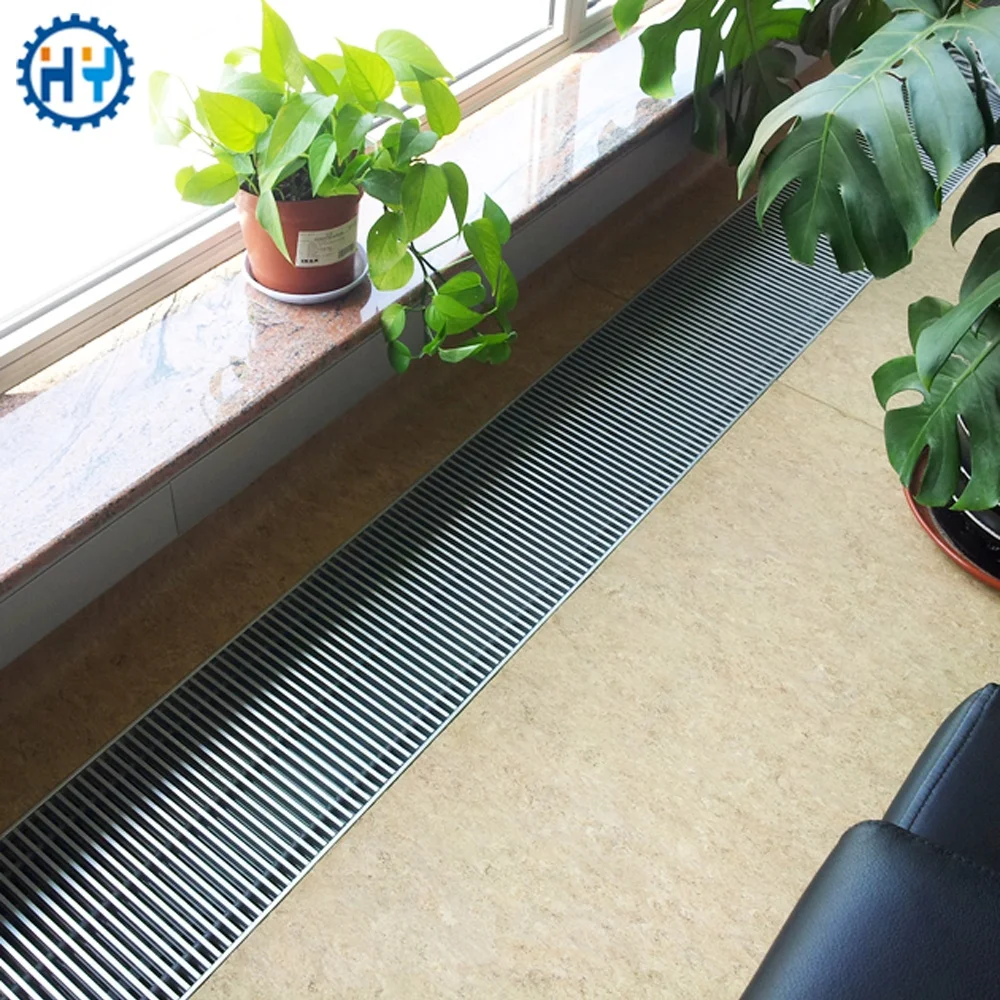 Large Building Floor Convector Central Heater Radiator with Fan