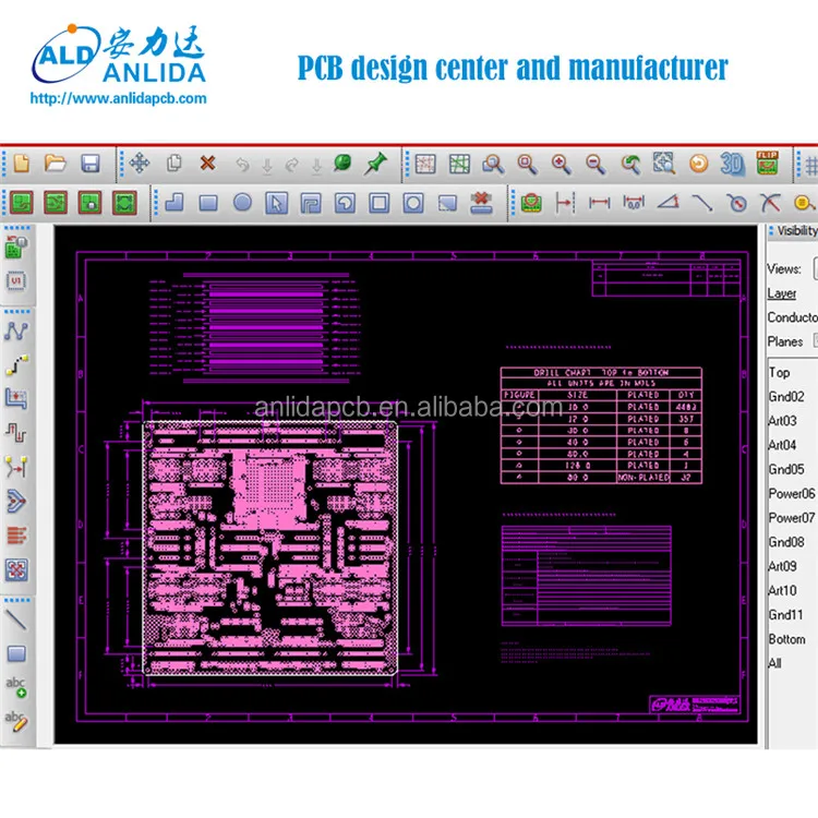 Vehicle Engine ECU products pcb layout design services