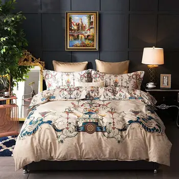 china zhejiang home textile 100% polyester bedding sets to European market