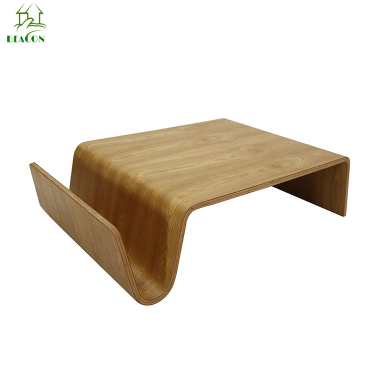 Mid Century Modern Italian Walnut Color Solid Wood Living Room Center Table Famous Designer Coffee Table
