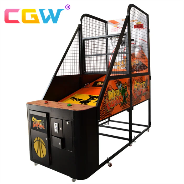 CGW Basketball Hoop Coin Operated Arcade Game Shooting Street Basketball Sports Game Machine