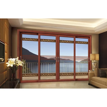 Custom Size Uganda Aluminum Wood Sliding Window And Door Design - Buy ...