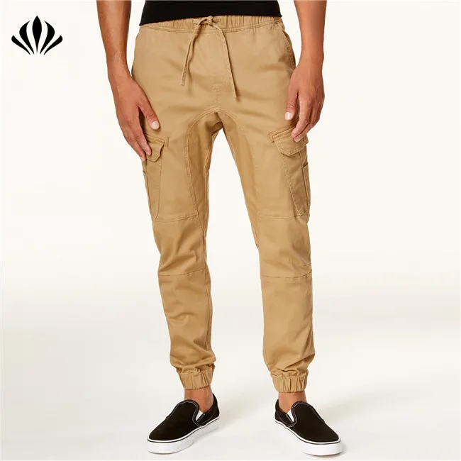 elasticated cargo joggers