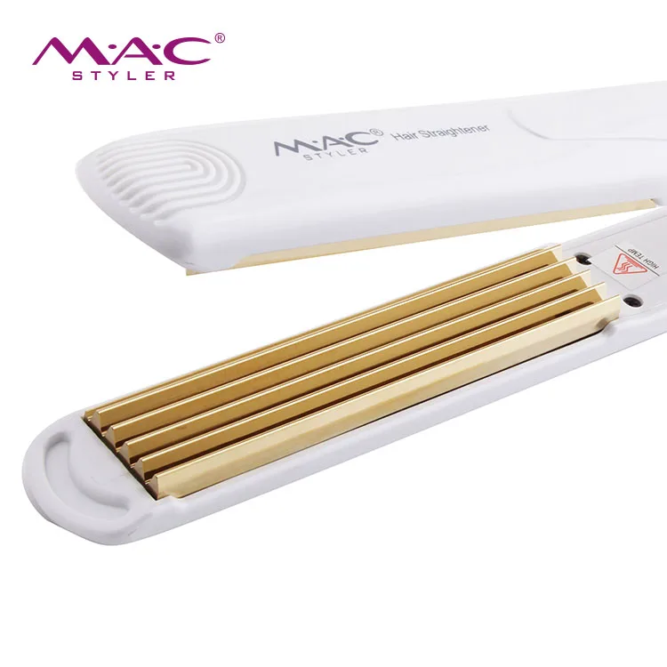 Flat Iron and PTC Ceramic Plate LCD Display and Ergonomic Handle Hair Straightener