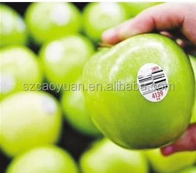 Self Adhesive Labels Fruit Sticker Customized Fruit Labels