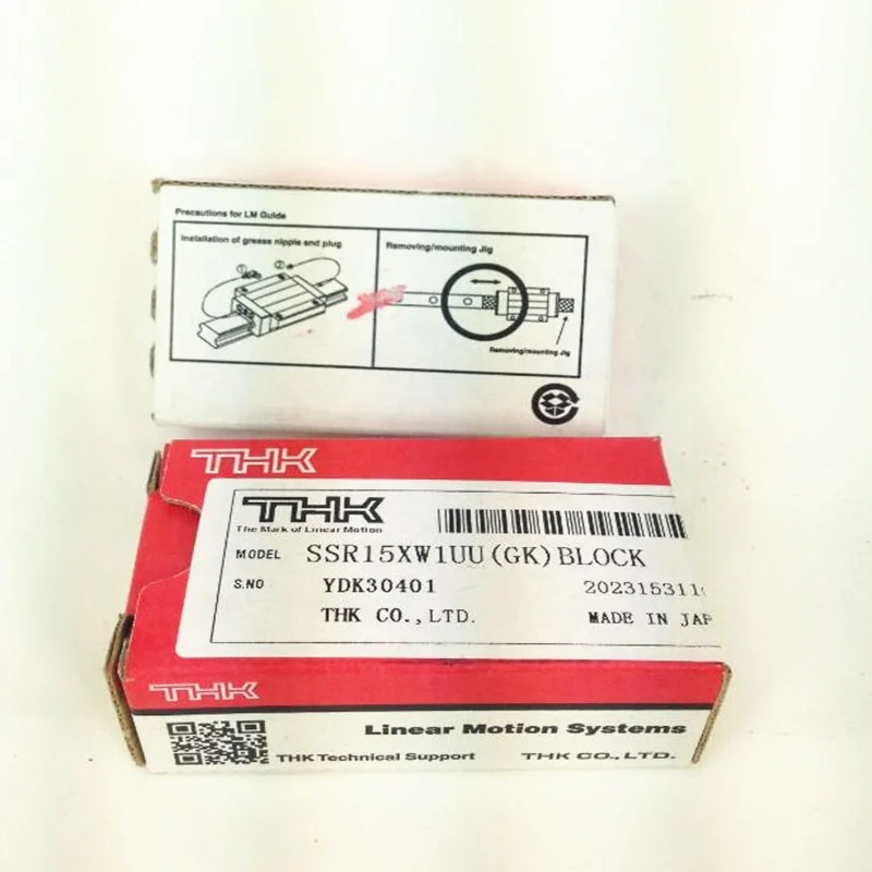 4 pezzi per THK SSR15XW1UU cuscinetto lineare guida blocco guida