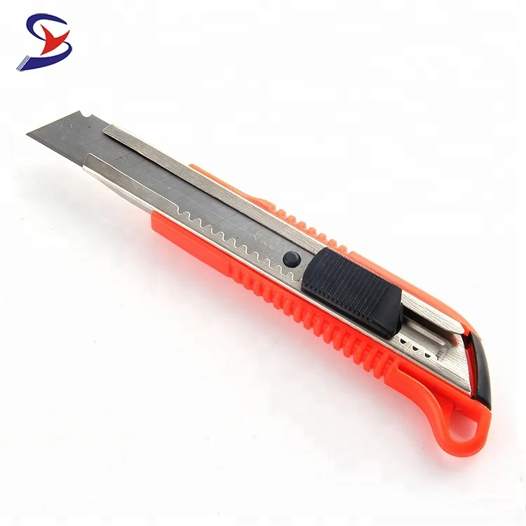 Safety Paper Cutter Knife With Plastic Handle