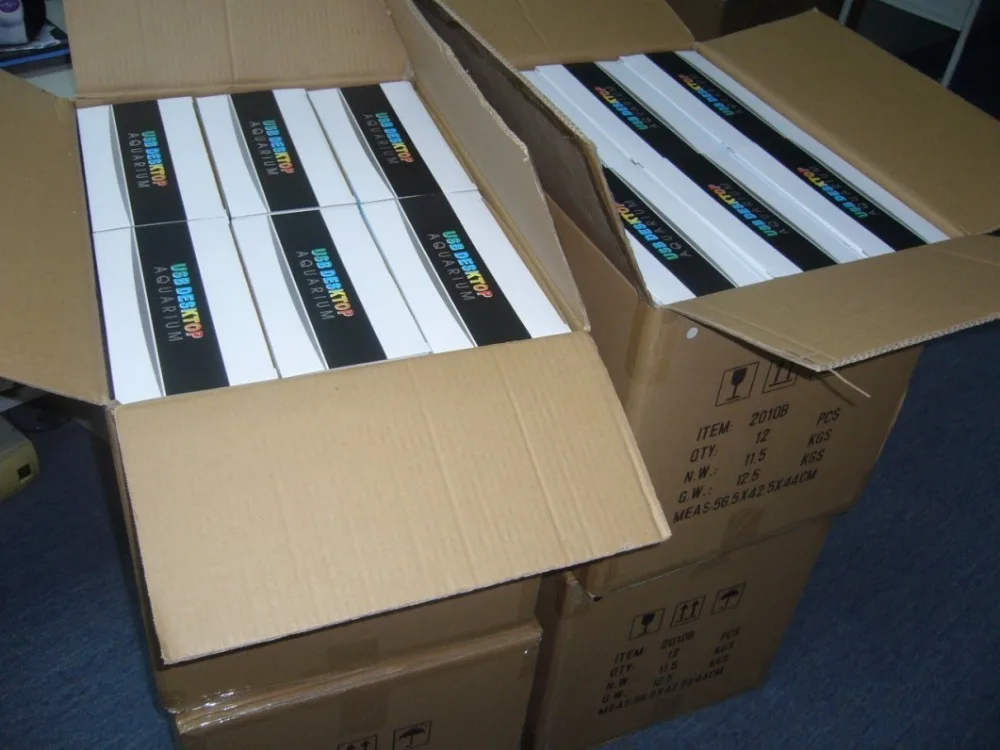 Мини-аквариум с водой Светодиодный насос свет календарь часы usb мини аквариум настольные