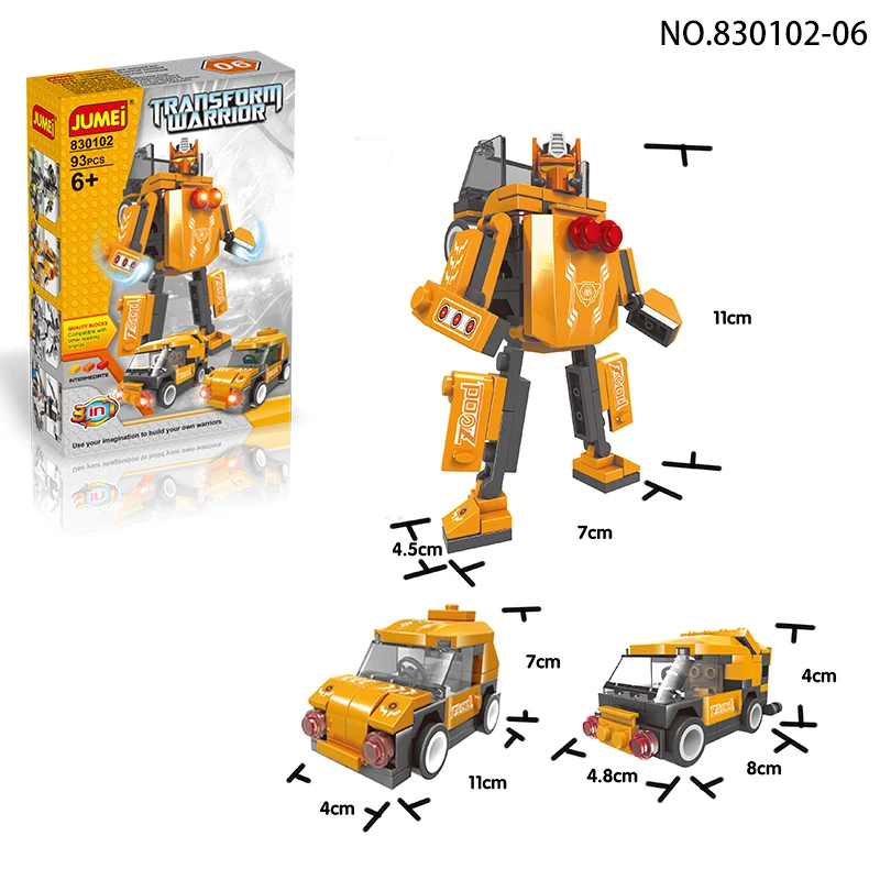 Small Size Box Promotion and Collection  Building Blocks Toy Robots