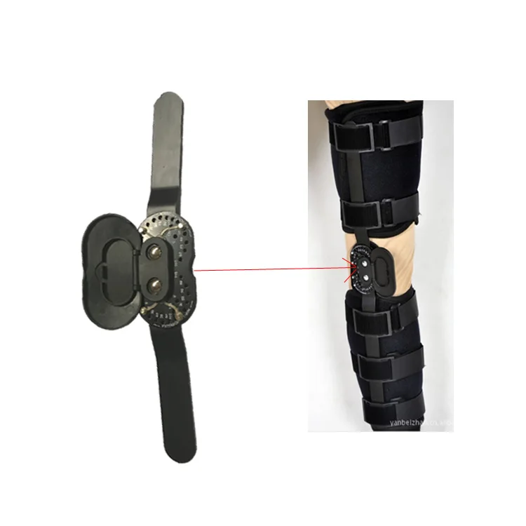 High Quality hinged knee brace adjustable for rehabilitation training equipment