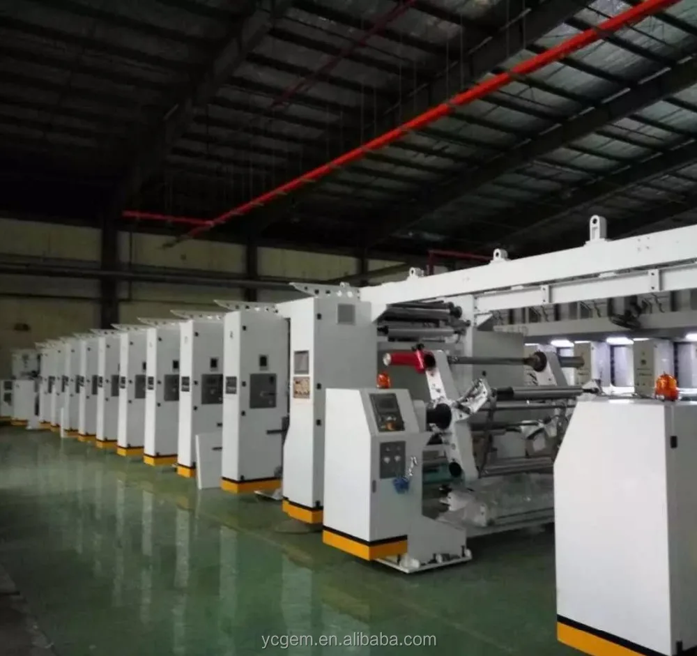 Rotogravure Printing Machine by Two Sides 12 Color ELS High Speed High Efficiency