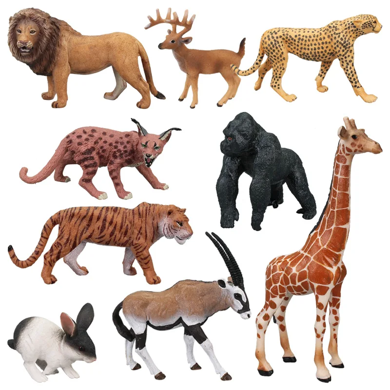 Porfeet Model Toy Simulated Collectible Plastic Simulation Wild