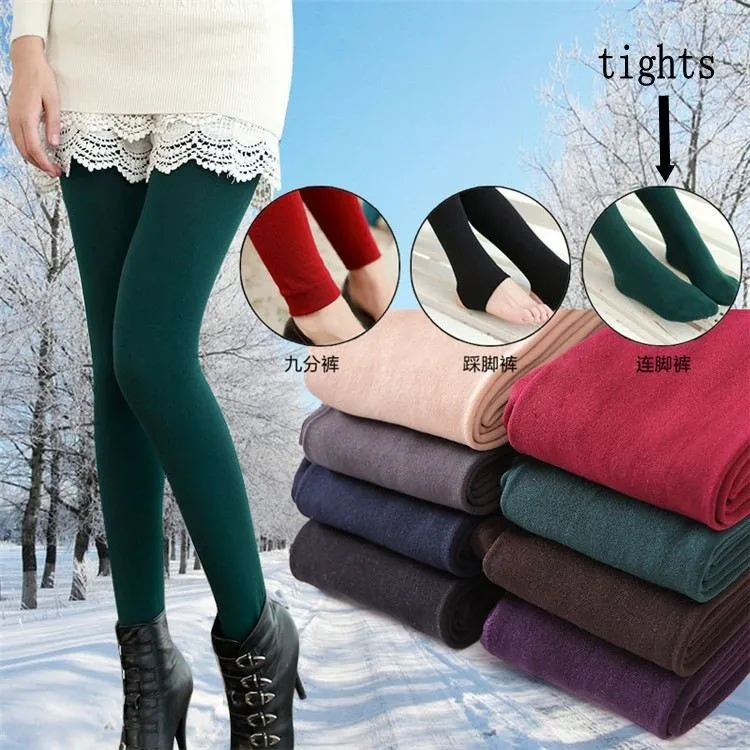 Autumn Winter Women Tights Thick Hosiery Collant Black Pantyhose