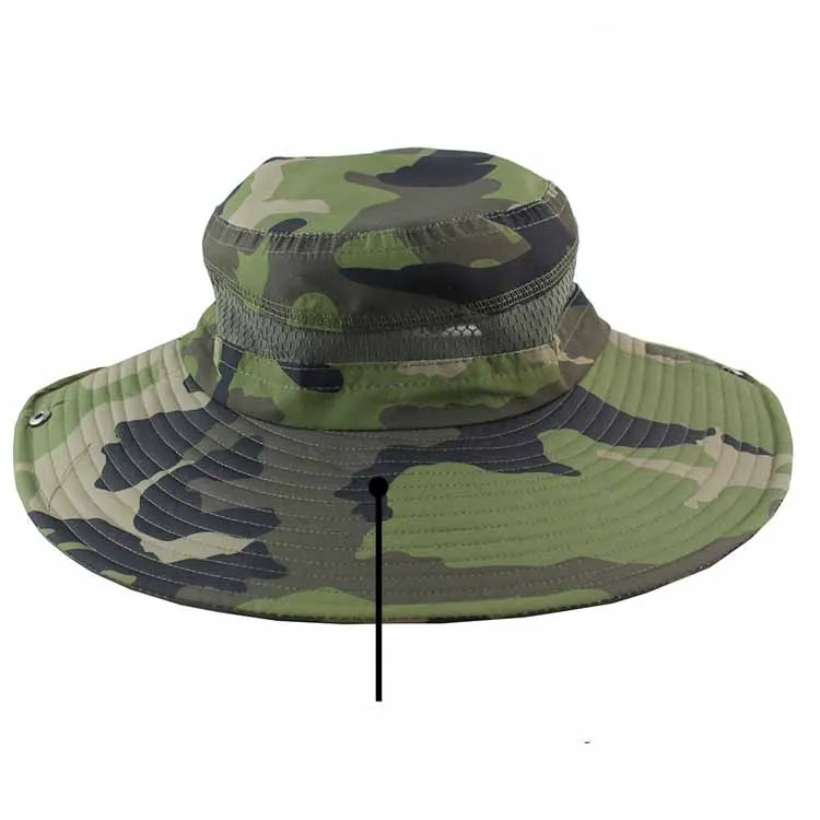 mesh camo boonie hat