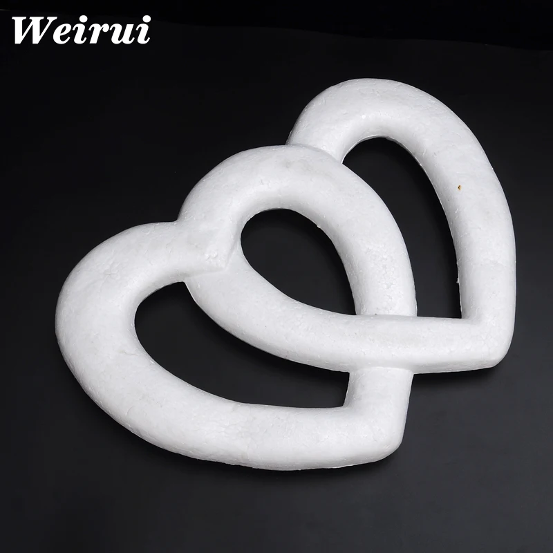 eps foam heart double heart shaped