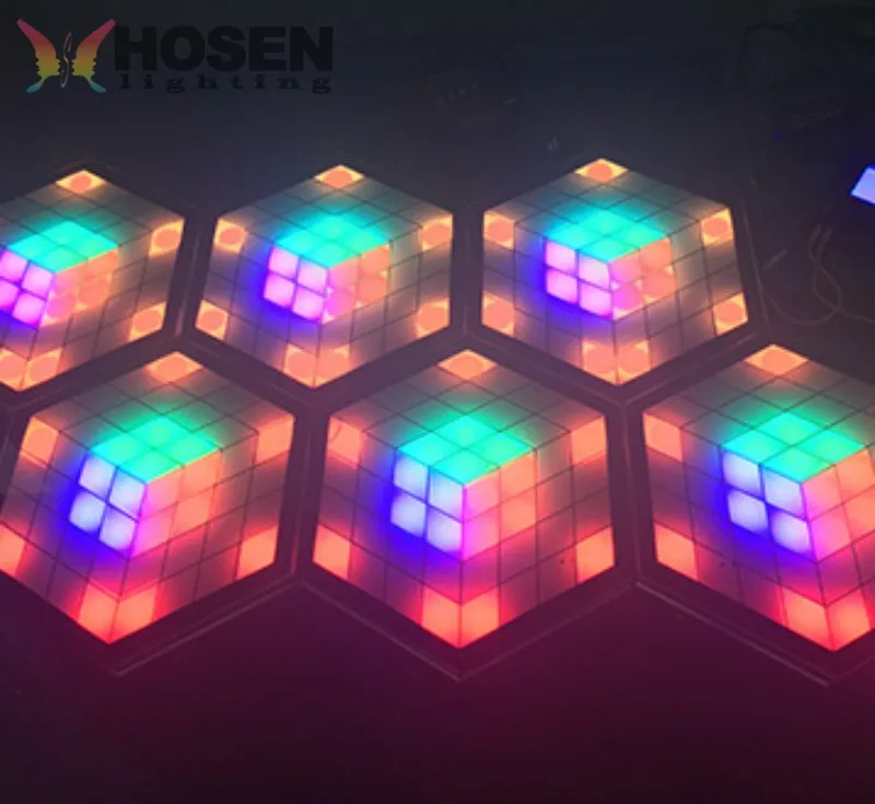 Magic Cube Event Lighting Hexagon LED Dance Floor - China Magic