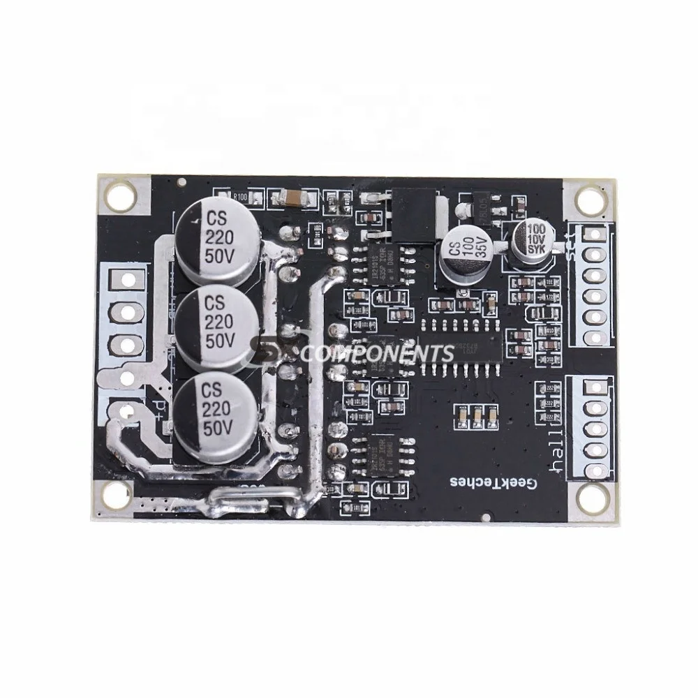 aqxreight Controller motore brushless DC 12V-36V 15A 500W Controller motore brushless Hall BLDC Driver Board LJ 