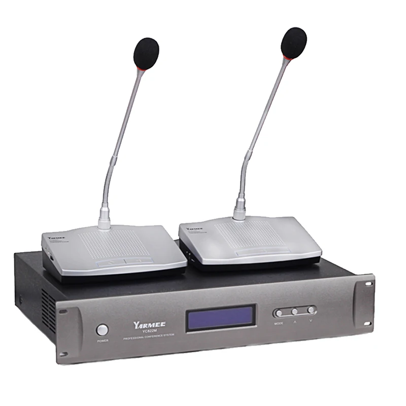 For YARMEE Wired Audio Conference System Table Microphone with Built-In Speaker and Recording Feature