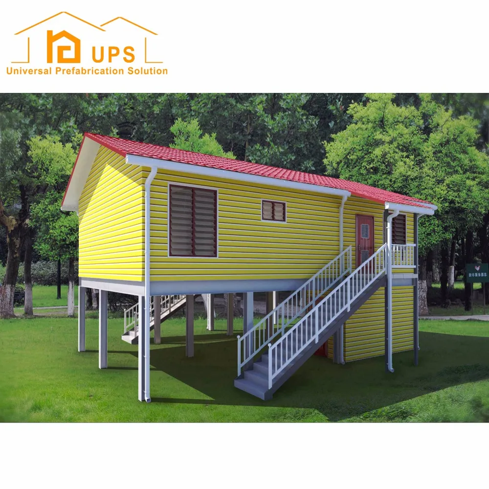 High Quality Modern Prefabricated Tiny House Fast Constructed Sandwich Panel for Workshop Carport Use in Haiti